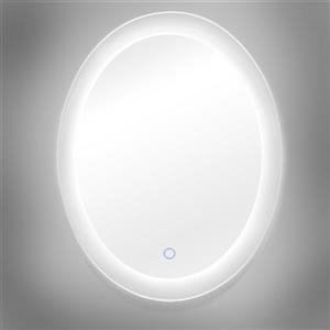 Dyconn Faucet Royal Oval LED Bathroom Mirror - 25" x 35"