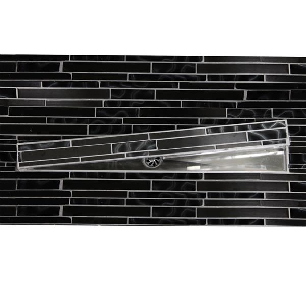 BOANN Linear Shower Drain - 36-in - Stainless Steel