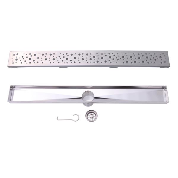 BOANN Linear Shower Drain - 36-in - Stainless Steel