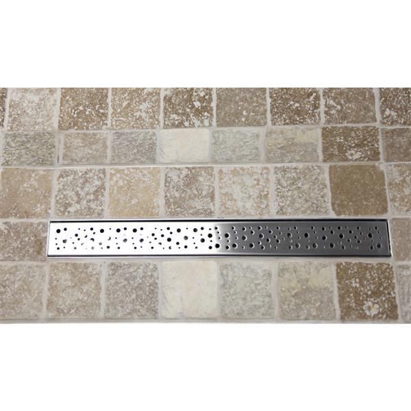 BOANN Linear Shower Drain - 36-in - Stainless Steel