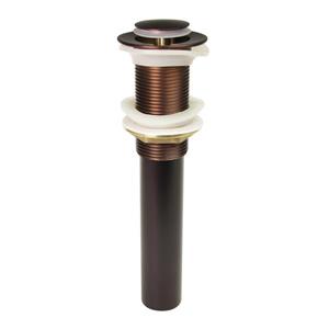 Dyconn Faucet Push Pop-Up Drain without Overflow - Oil-rubbed Bronze
