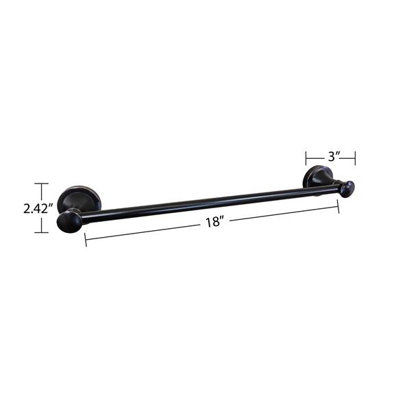 Dyconn Faucet London Series Towel Bar - 18-in - Oil-Rubbed Bronze