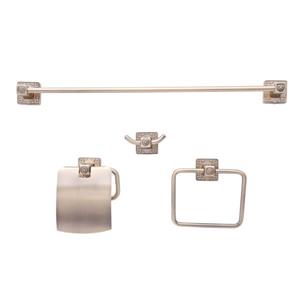 Dyconn Faucet Reno Euro Bathroom Accessory Set - 4 PK - Antique Brass