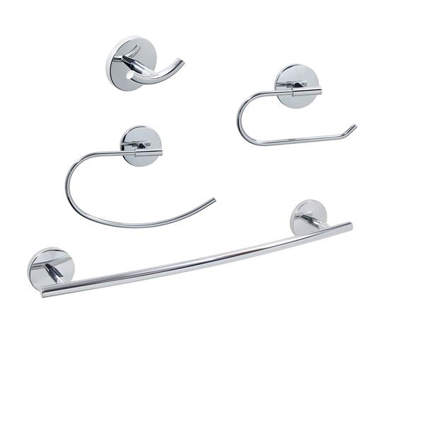 Dyconn Faucet Monterey Bathroom Accessory Set - 4 PK - Polished Chrome