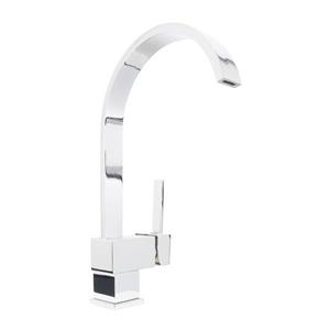 Dyconn Faucet Hudson Brass 1-Handle Kitchen Faucet - 12.5" - Chrome