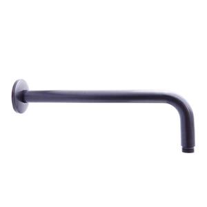 Dyconn Faucet 12 In. Right Angled Shower Arm with Flange, ORB