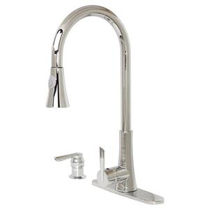 Robinet de cuisine méditerranéen Dyconn Faucet - 18 po chrome