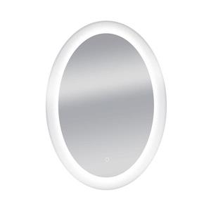 Miroir de salle de bain ovale rétroéclairé «Mural Royal»