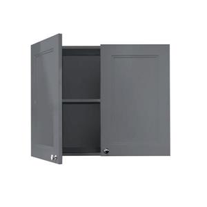 Luxo Marbre Washer/Dryer Classic Cabinet - 29.6-in x 23.6-in - Light Grey