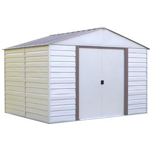 arrow shed vinyl milford 10 x 8 ft. shed - storage sheds
