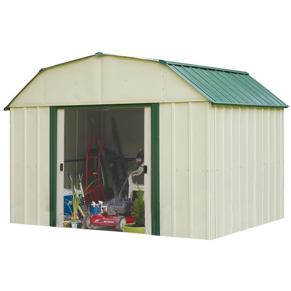 Arrow Sheridan® Vinyl Steel Storage Shed - 10' x 8' - Off 