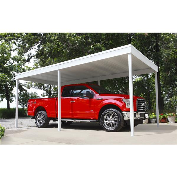 Arrow Freestanding Carport And Patio Cover 10 X 20 Eggshell