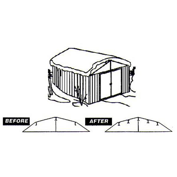 Arrow Roof Strengthening Kit for 6-ft x 5-ft and 8-ft x 6-ft