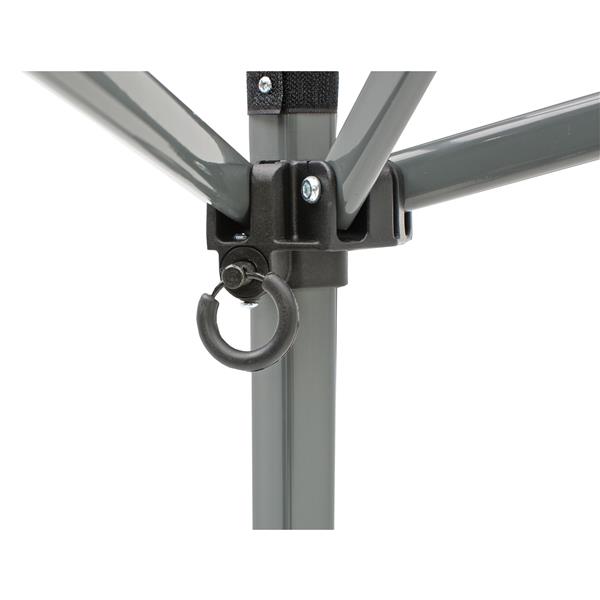 Quik Shade Solo Steel® Slant Leg Canopy - 9-ft x 9-ft - Black