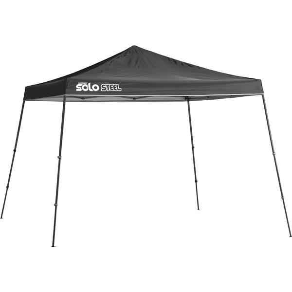 Quik Shade Solo Steel® Slant Leg Canopy - 11-ft x 11-ft - Black