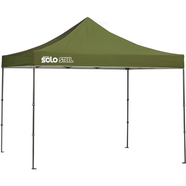 Quik Shade 10 ft x 10 ft Olive Solo Steel Straight Leg Canopy 167549DS