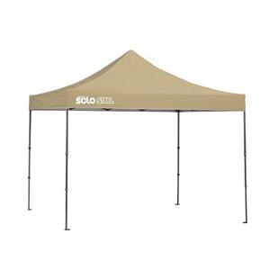 Quik Shade Solo Steel® Straight Leg Canopy - 10-ft x 10-ft  - Khaki