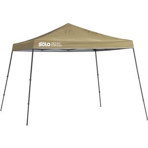 Quik Shade Solo Steel® Slant Leg Canopy - 11-ft x 11-ft - Khaki