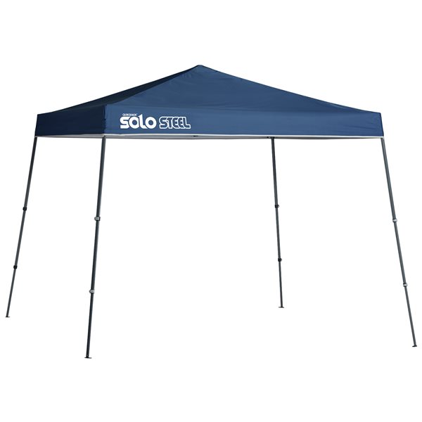 Quik Shade 11-ft x 11-ft Midnight Blue Solo Steel Slant Leg Canopy