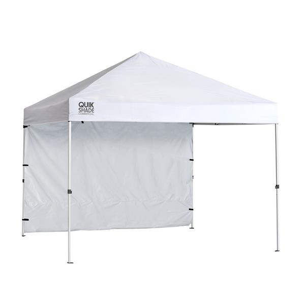 Quik Shade Commercial 10-ft x 10-ft White Pop-Up Canopy