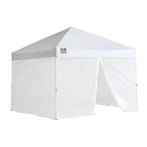 Quick Shade 10-ft x 10-ft White Screen Kit for WE100/C100/SX100 Canopies