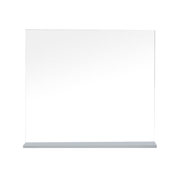 Lukx Modo David Bathroom Mirror with Shelf - 40-in - Grey