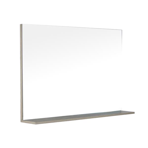 Lukx Modo David Bathroom Mirror with Shelf - 48-in - Urban MMDU-048 | RONA