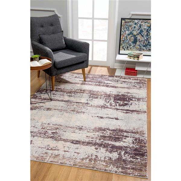 Rug Branch Vogue Modern Area Rug 2ft 8in x 4ft 8in Violet
