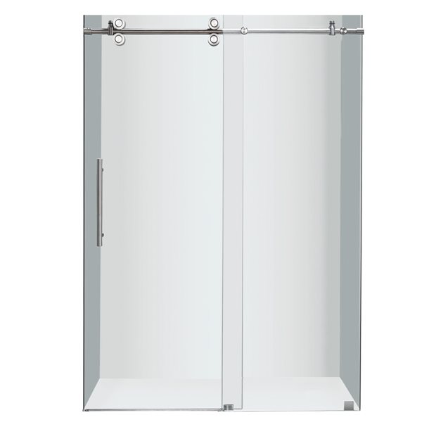 Turin Horizon Shower Door (10 mm) 48-in - Chrome