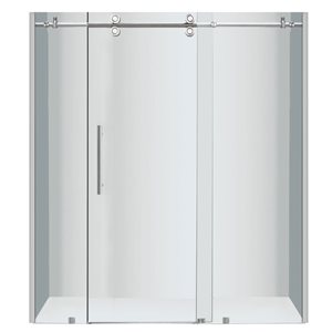 Turin Horizon Chromed 10-mm 72-In Shower Door