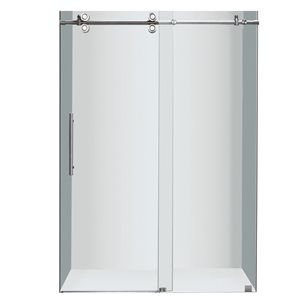 Turin Horizon 10 mm 60-In Shower Door in Nickel