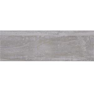 Mono Serra Tuile Porcelaine , Tundra Grigio, 7" x 24" (17 mcx / boite)