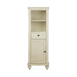 Armoire à linges Fairchild de Foremost pour salle de bain, blanc antique, 18 po