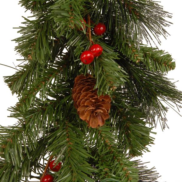 NATIONAL TREE COMPANY National Tree Co. Crestwood Spruce Garland with ...
