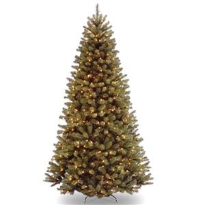 Épinette de Noël avec lumières claires North Valley(MD), 7 pi, vert