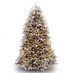Dunhill® Fir Christmas Tree with Clear Lights - 6.5-ft - Green