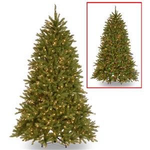 PowerConnect Dunhill® Fir Christmas Tree with LED Lights - 6.5-ft