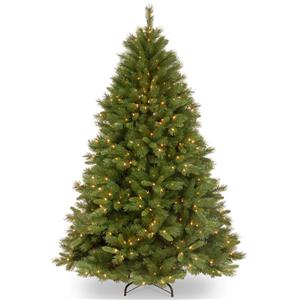 National Tree Co. Winchester Pine Christmas Tree with Clear Lights - 7.5-ft