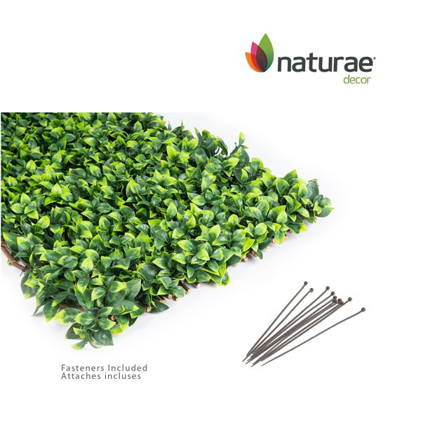 Naturae Decor Expandable Willow Trellis with Artificial Foliage - 40-in x 80-in