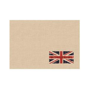 Northlight Union Jack Table Placemats - Set of 4 - Natural Beige