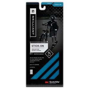Spacio Innovations Inc. Reflective Strips Stick-On - Blue - 8 Strips