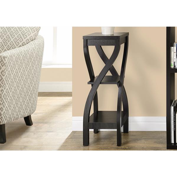 Monarch Cappuccino Accent Table - 32-in