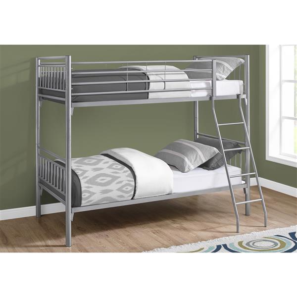 Monarch Specialties Bunk Bed, Are Bunk Beds Twin Size