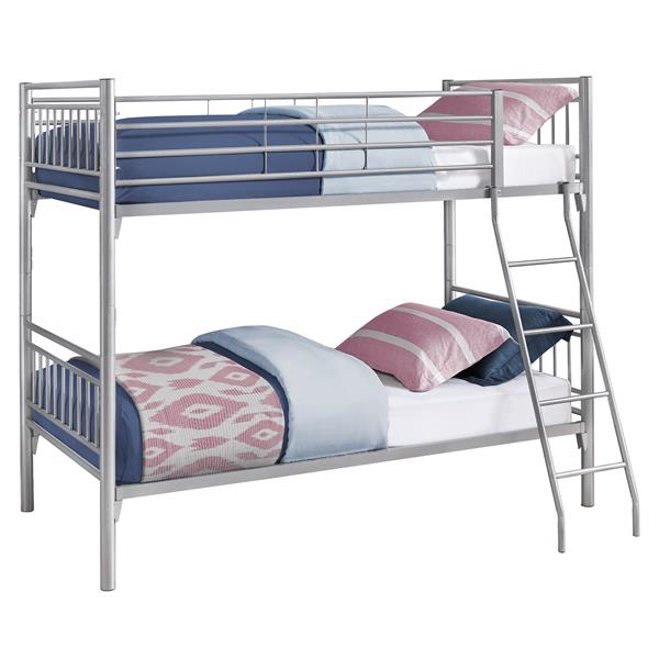 Monarch Specialties Bunk Bed, Twin Size Bunk Bed Mattress