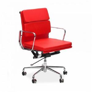 Plata Decor Lark Low Back Executive Office Chair - Red