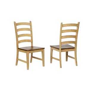 Sunset Trading Brook Dining Chair - 42-in x 20.5-in - Beige/Brown - Set of 2