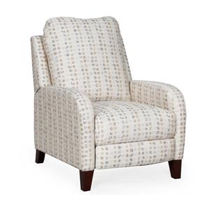 Fauteuil inclinable Sunset Trading en tissu, détails dorés, 38 po x 32 po, beige pâle