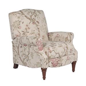 Fauteuil inclinable Sunset Trading en tissu, motif oiseaux et floral, 38 po x 32 po, beige