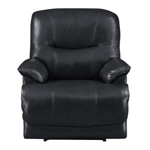 Fauteuil inclinable Baltic de Sunset Trading, appuie-tête et soutien lombaire, noir