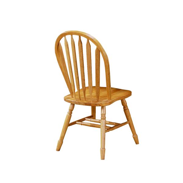 oak arrowback chairs